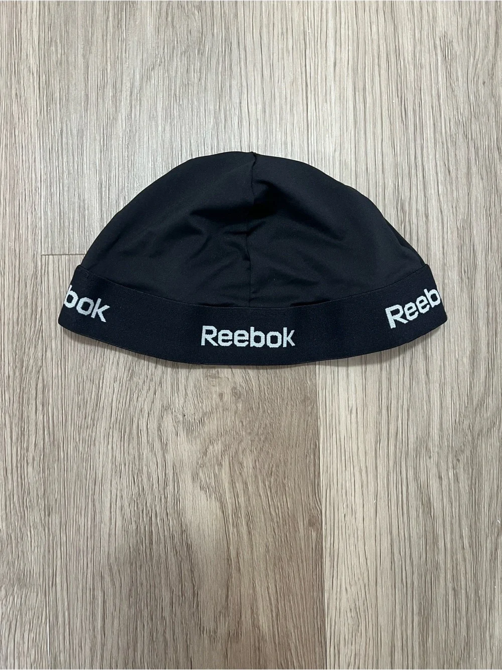 Reebok Black Performance Skull Cap Beanie One Size